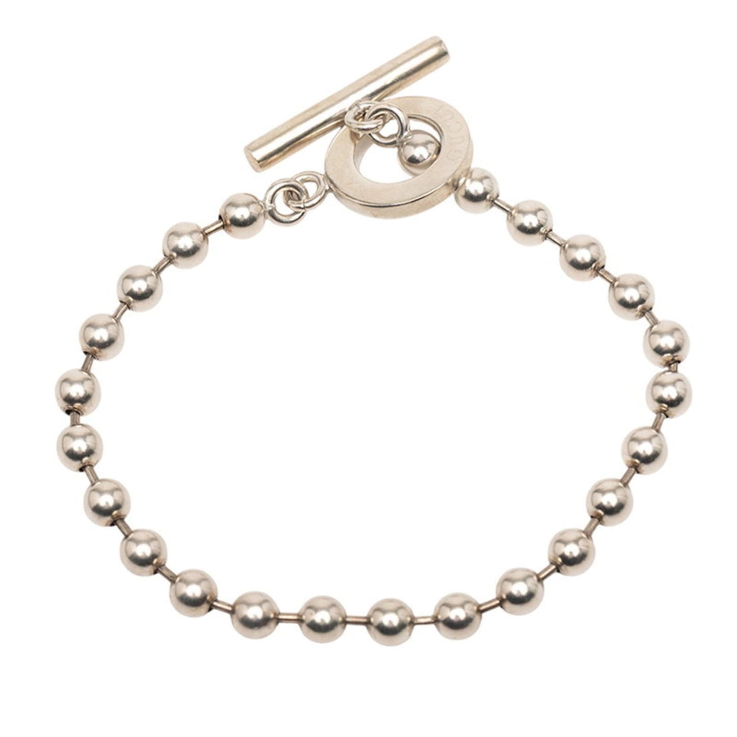 Gucci Ball Chain Bracelet In Sv925 Silver