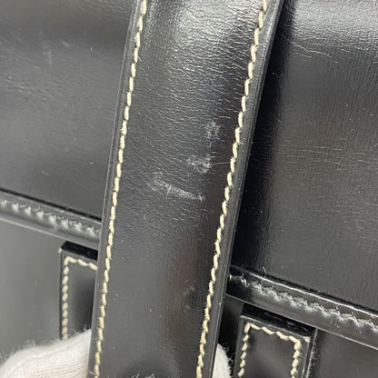 Hermes Herms Jige Pm Clutch Bag In Box Calf Leather