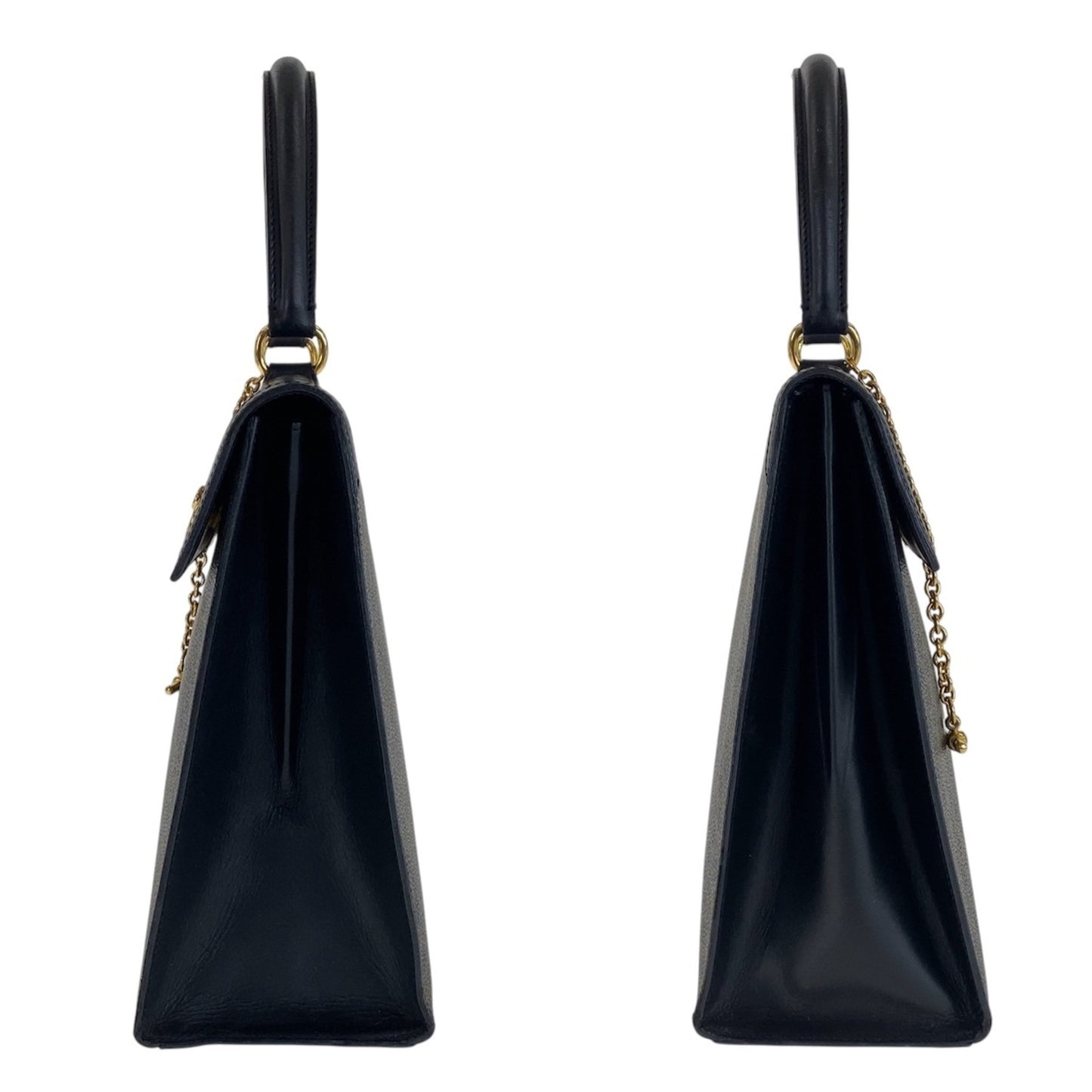 Celine Macadam Brown Gold Hardware Mc97 2 Handbag