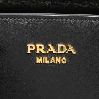 Prada Esplanade Two-Tone Handbag 1Ba046 In Black