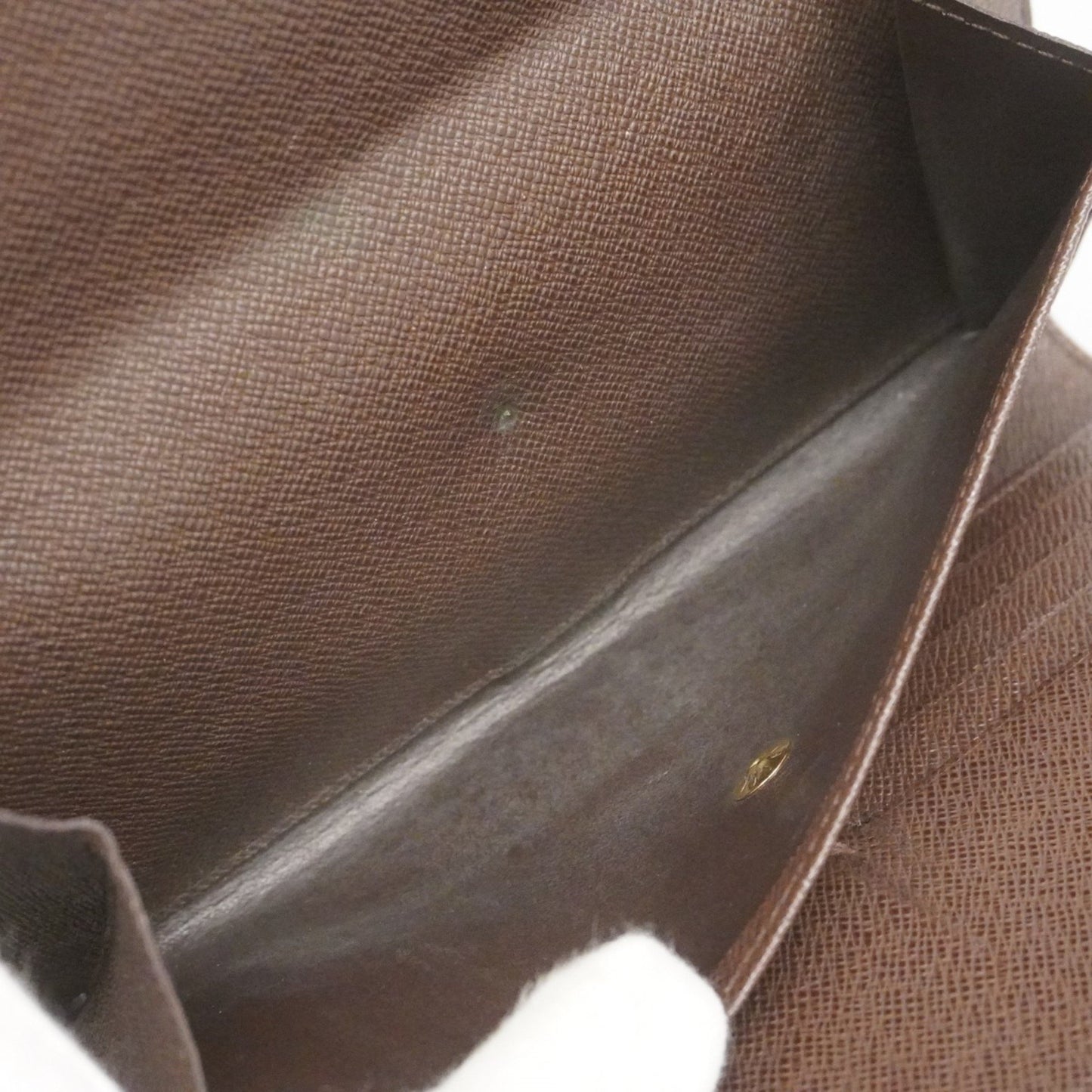 Louis Vuitton Tri-Fold Long Wallet Damier Portefeuille International N61217 Ebene