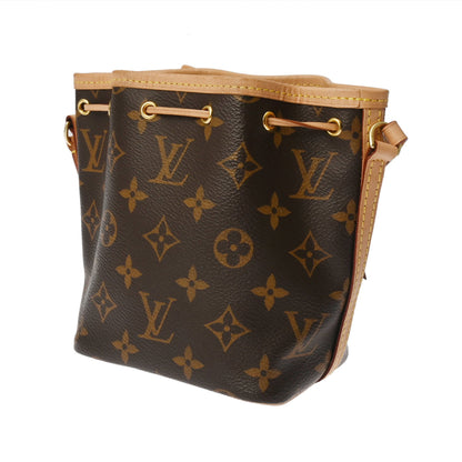 Louis Vuitton Monogram Nano Noe 2-Way Brown M81266 Women'S Canvas Shoulder Bag