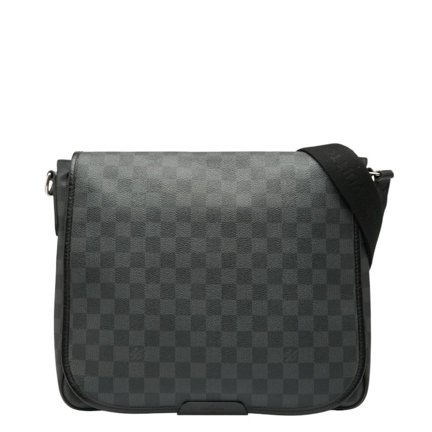 Louis Vuitton Damier Graphite Daniel Mm Crossbody Shoulder Bag N58029 Black Leather