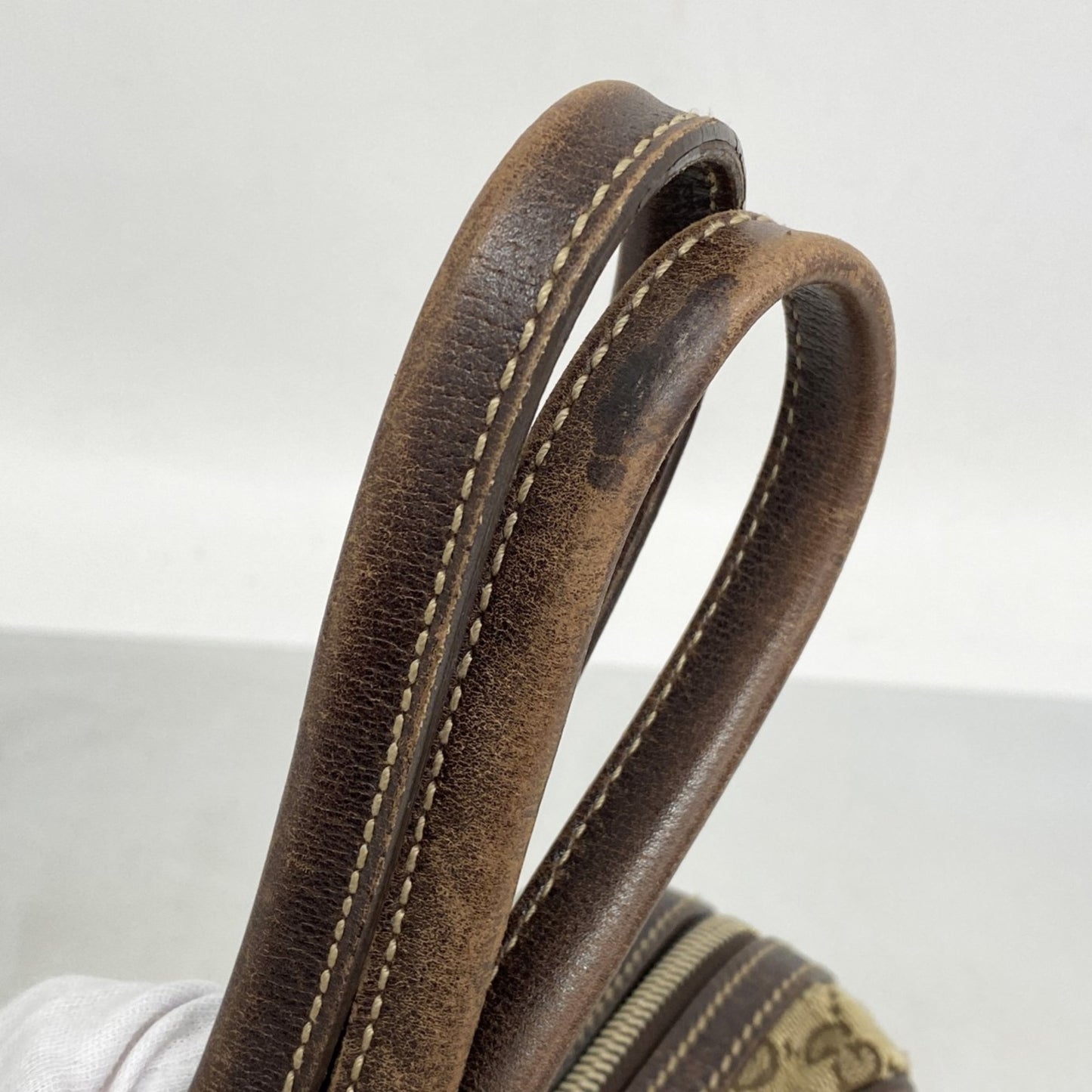 Gucci Gg Canvas Sherry Line Princess Shoulder Bag 161720 Brown