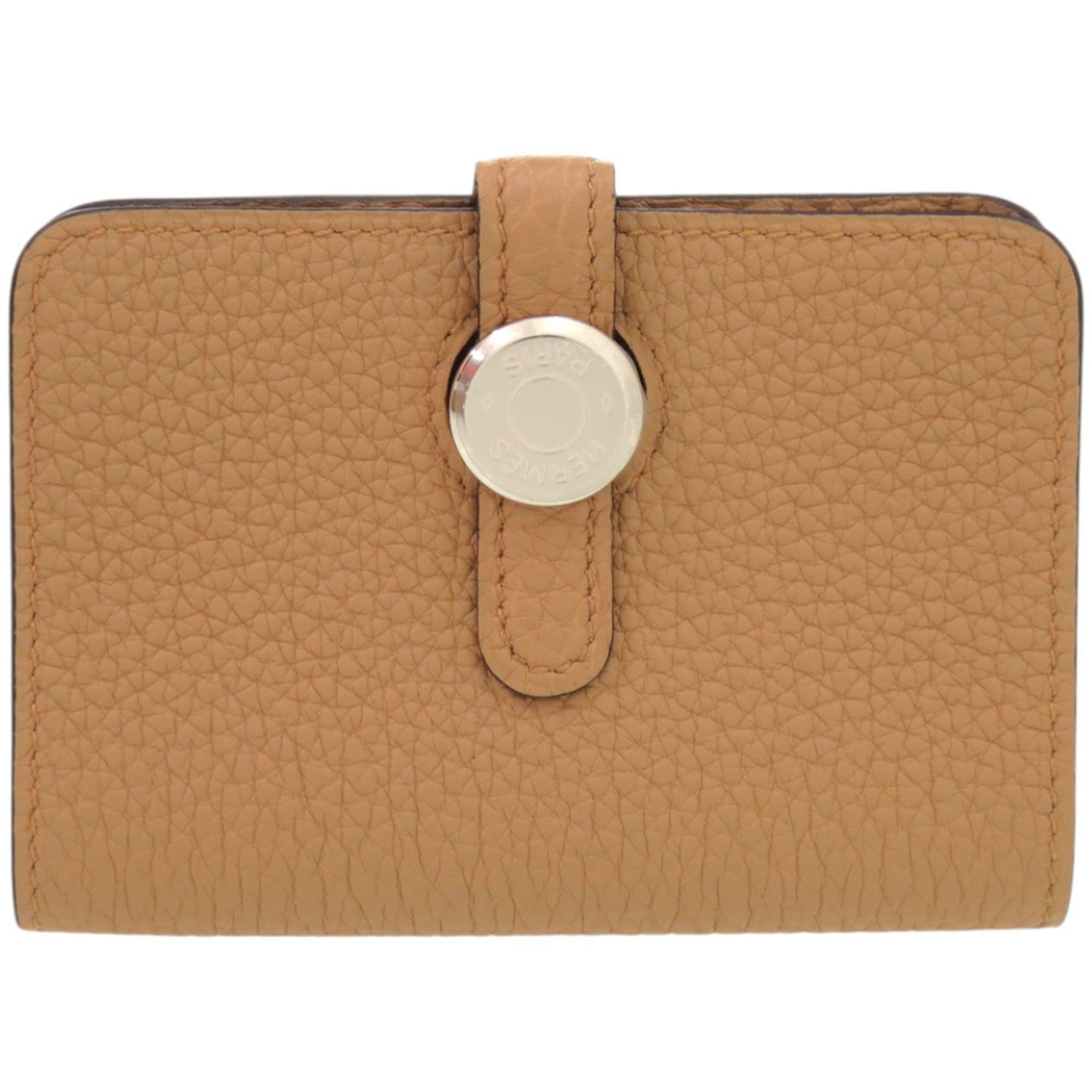 Unused Herms Dogon Togo Chai Silver Hardware U Stamp (Made In 2022) Card Case 1386 Hermes