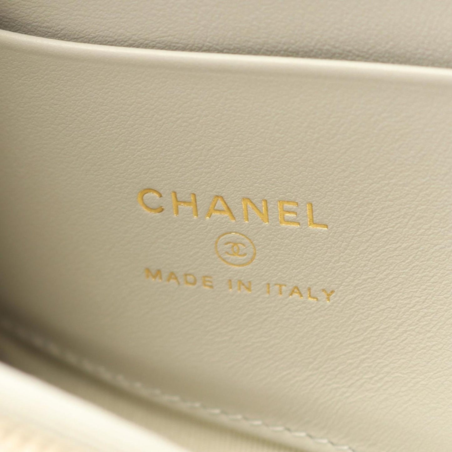 Chanel Matelasse Round Wallet In Grained Calfskin Leather