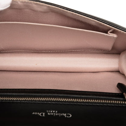 Christian Dior Dior Diorama Chain Shoulder Bag Black Leather