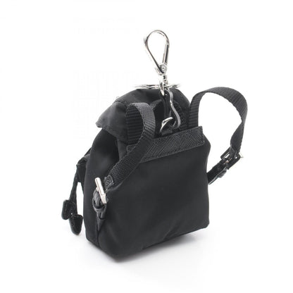 Prada Tessuto Travel Charm Nylon Saffiano Leather