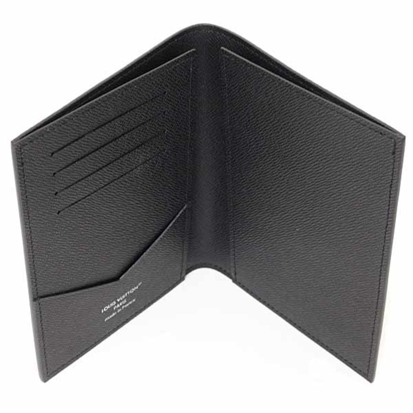 Louis Vuitton Couverture Passport Cover Nm Monogram Eclipse M64501 Black