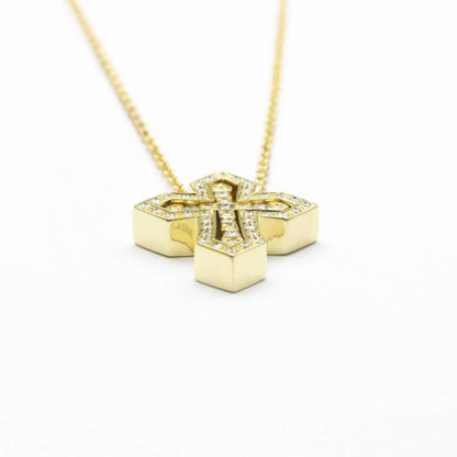 Damiani Belle Epoque Crown Necklace Xxs Yellow Gold (18K) Diamond Men