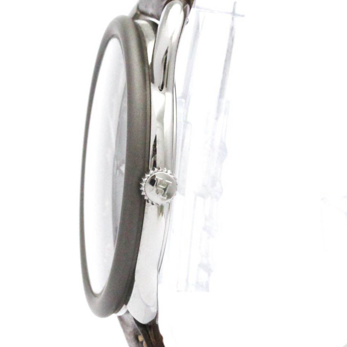 Hermes Arceau Gm Steel Leather Automatic