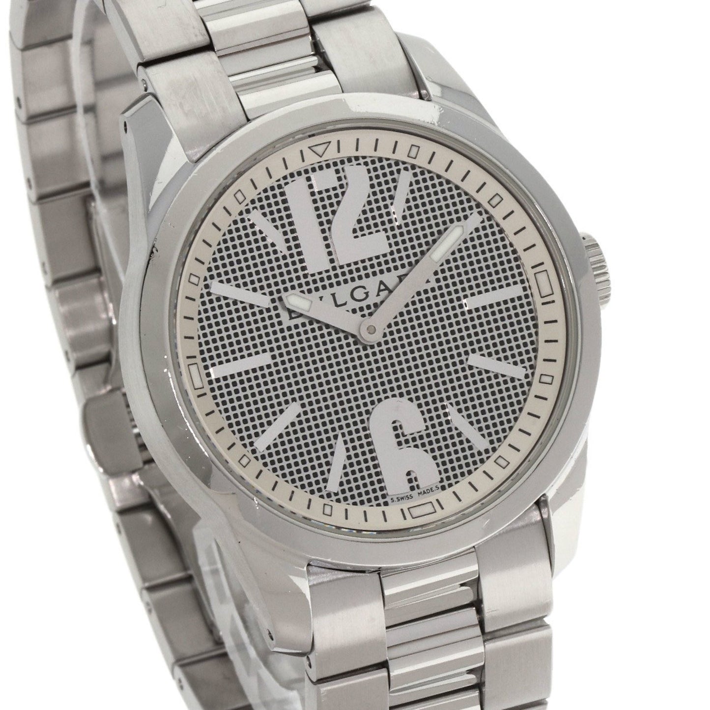 Bvlgari St37S Solotempo Stainless Steel