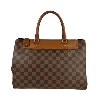 Louis Vuitton Damier Greenwich Handbag Shoulder Bag In Brown And Gold
