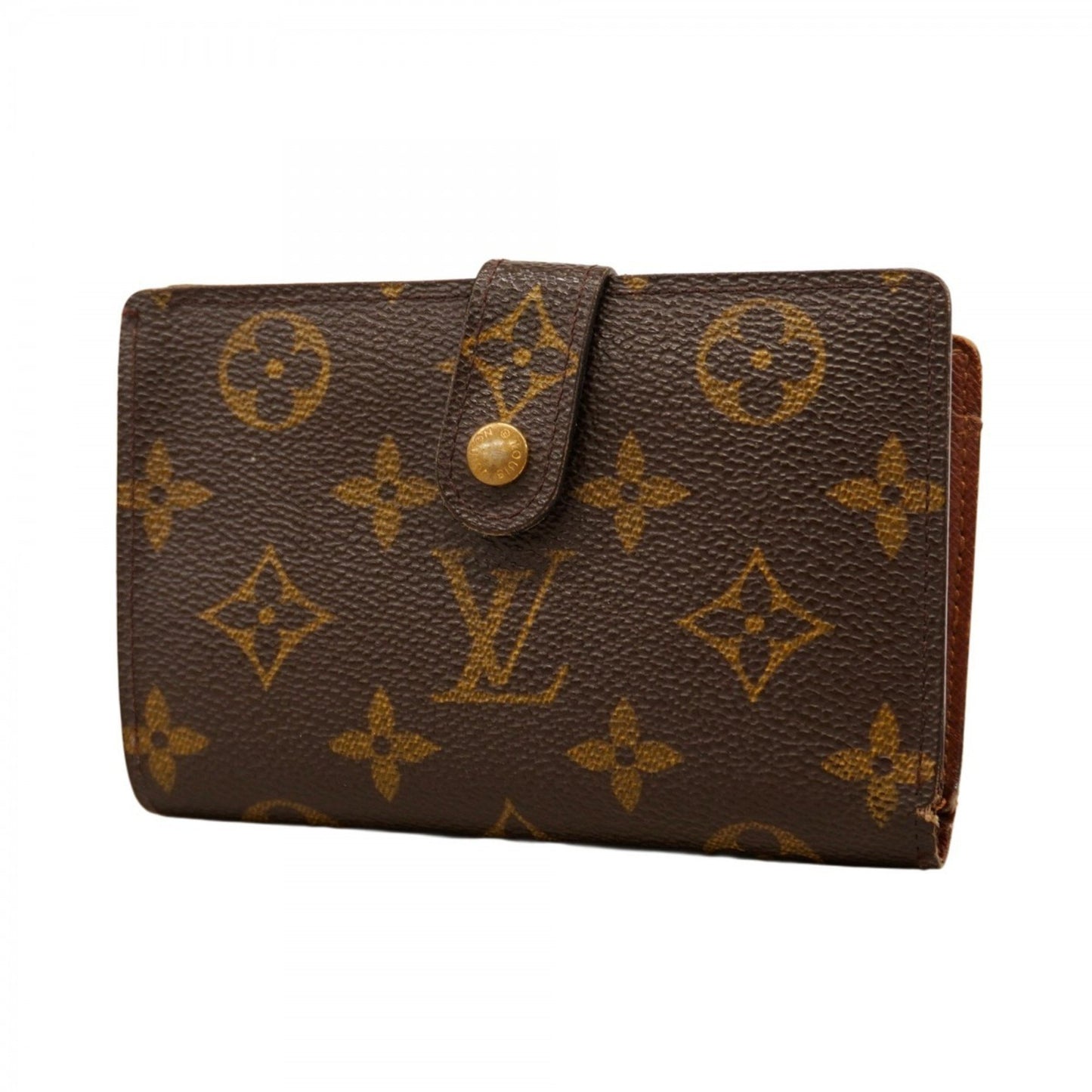 Louis Vuitton Monogram Porte Monnaie Bi-Fold Wallet M61663 Brown