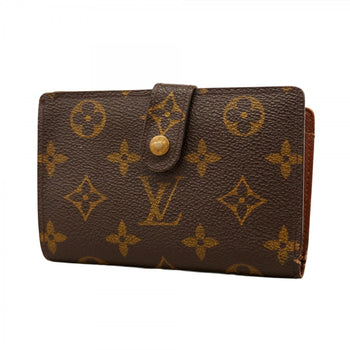 Louis Vuitton Monogram Porte Monnaie Bi-Fold Wallet M61663 Brown