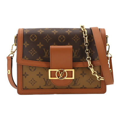 Louis Vuitton Monogram Reverse Dauphine Mm Shoulder Bag