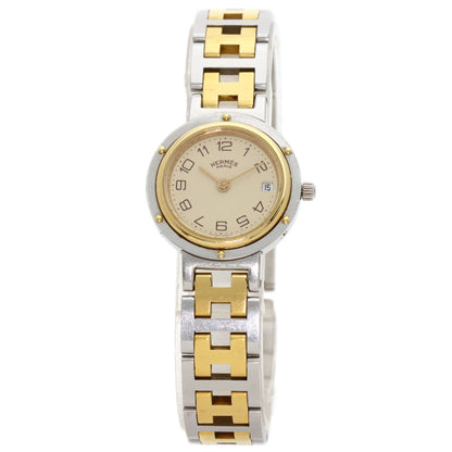 Hermes Clipper Old Belt Watch Stainless Steel Ssxgp