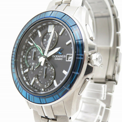 Like New Casio Oceanus Manta 20Th Anniversary Model Sg-1Ajr / Ocw-S7000 Solar Radio Watch Titanium