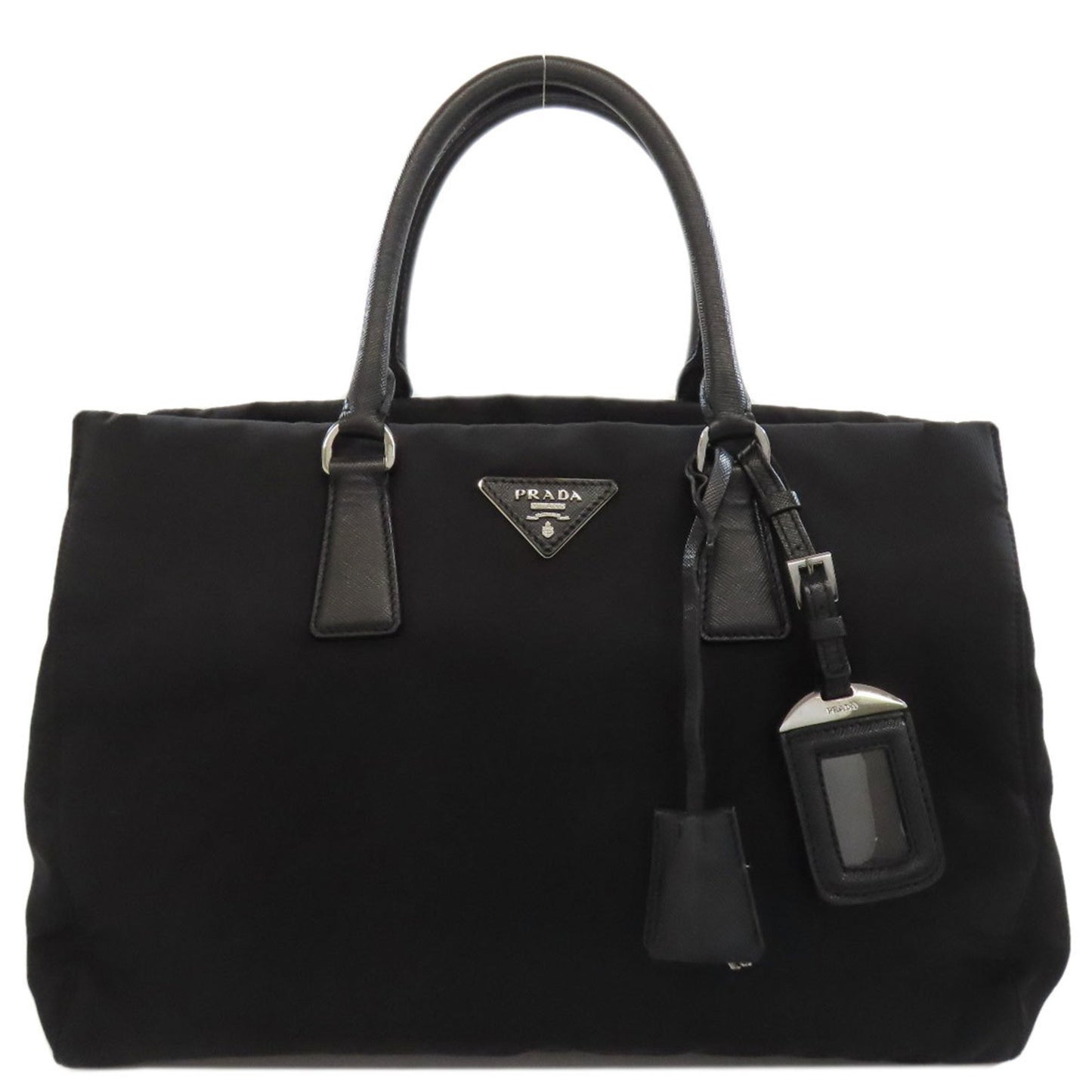 Prada Logo Handbag In Nylon