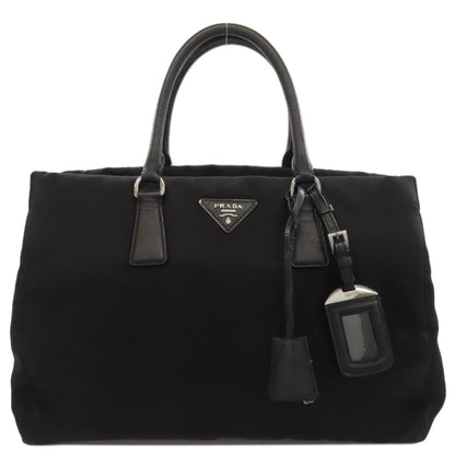 Prada Logo Handbag In Nylon