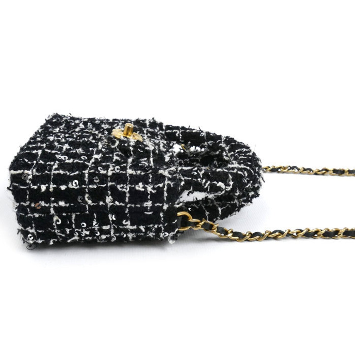 Chanel Fabric Mini Chain Shoulder Bag