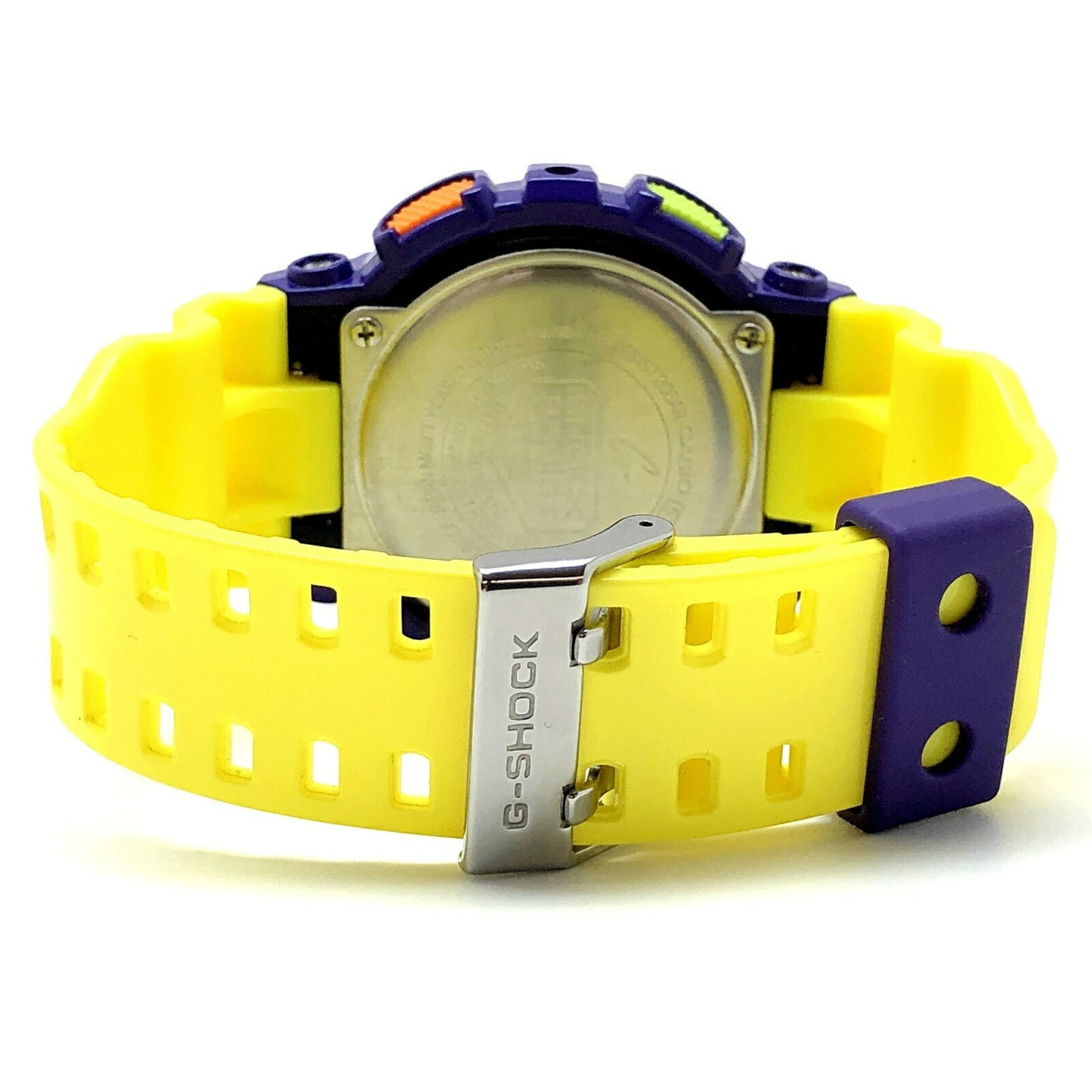 G-Shock Casio Watch Ga-110Hc-6A Hyper Colors Big Case Purple Yellow Pink Painted Ana-Digi Released