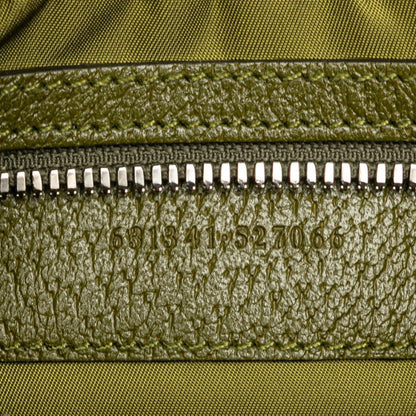 Gucci Gg Nylon Off The Grid Waist Bag/Body Bag 631341 Khaki Green Leather