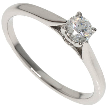 Cartier Solitaire Diamond Ring In Platinum Pt950