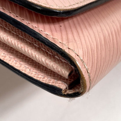 Louis Vuitton M61178 Epi Portefeuille Twist Bi-Fold Long Wallet Leather