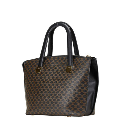 Celine Macadam Handbag In Black