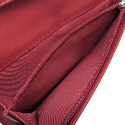 Chanel Matelasse Coco Mark Silver Hardware Lambskin Long Wallet