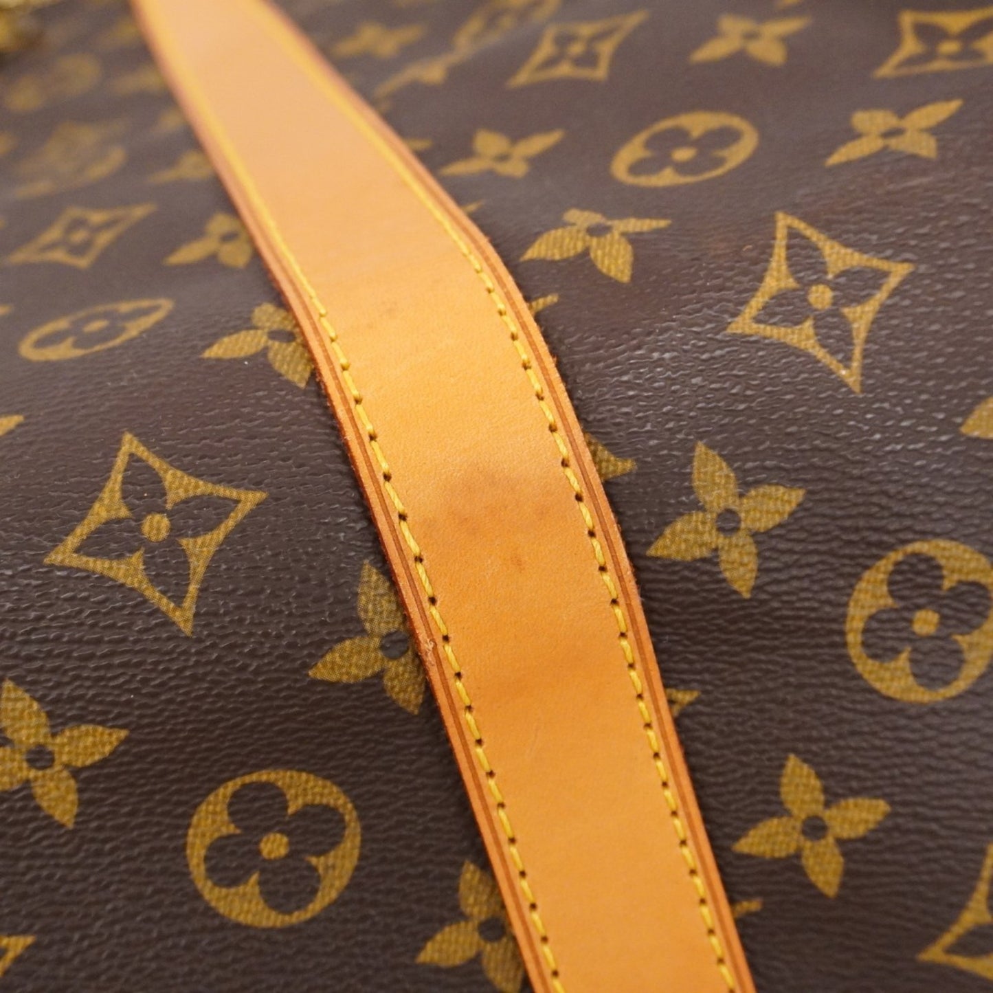 Louis Vuitton Monogram Keepall Bandouliere 60 Boston Bag M41412 Brown