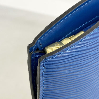 Louis Vuitton Epi Saint-Jacques Shoulder Bag M52265 Toledo Blue