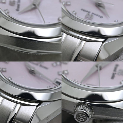 Seiko Grand Seiko Stgf277 4J52-0Ac0 Pink Shell Dial Diamond Index