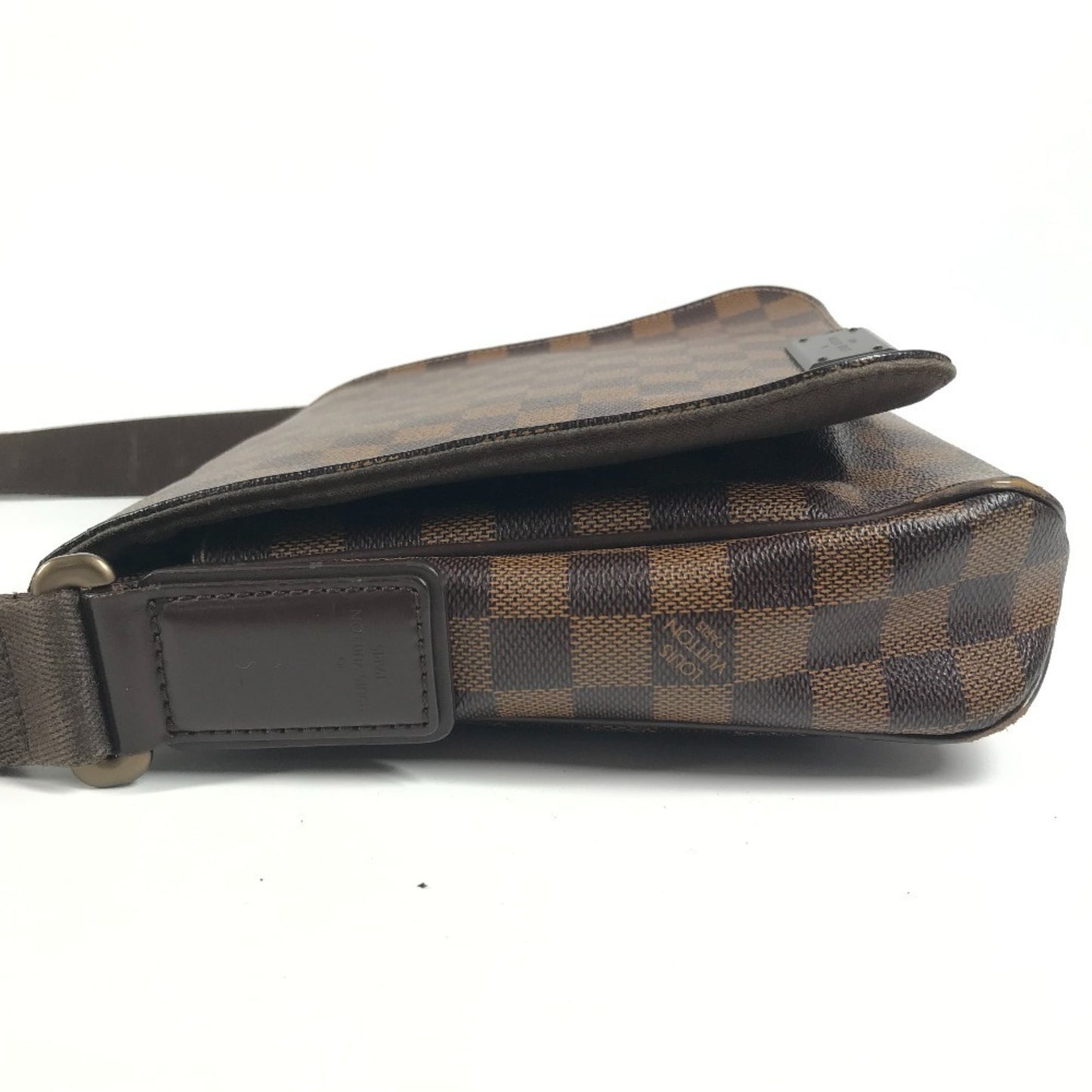 Louis Vuitton N41213 Damier District Pm Flap Shoulder Bag In Canvas (Brown