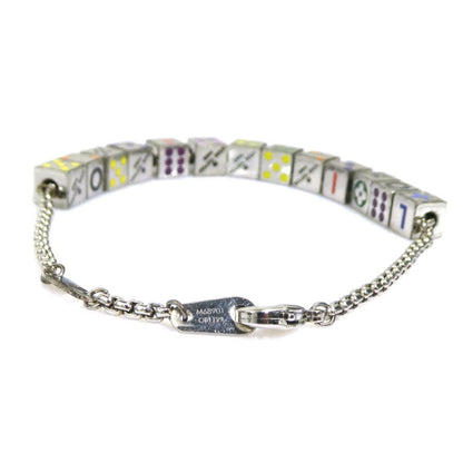 Louis Vuitton Louis Vuitton Bracelet Lv Play It Metal Silver X Multicolor