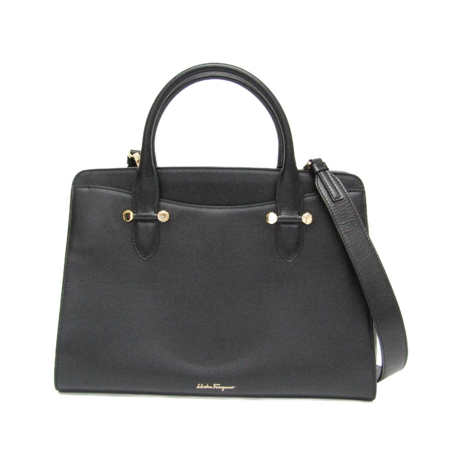 Salvatore Ferragamo Today Ee 21 G876 Women'S Leather Handbag