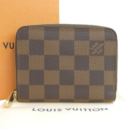 Louis Vuitton Damier Zippy Coin Purse N63070 Round