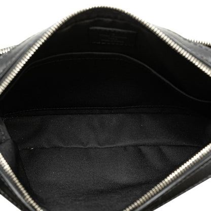 Louis Vuitton Damier Graphite 3D Trio Messenger Crossbody Shoulder Bag N50017 Black Pvc Leather