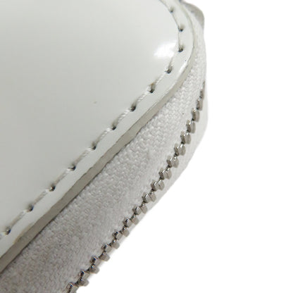 Prada Triangle Wallet/Coin Case 1Tl433 Prada Coin Purse Mini Pouch White