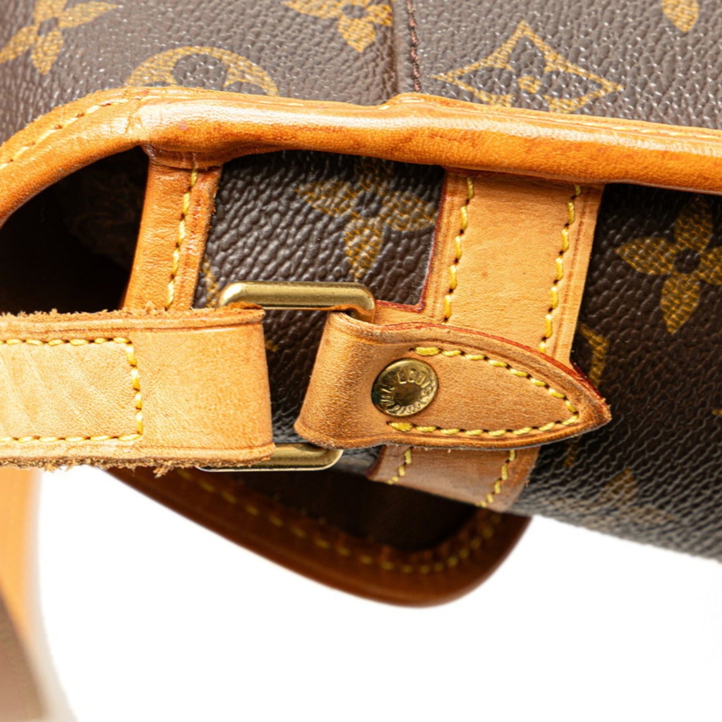 Louis Vuitton Monogram Sologne Crossbody Shoulder Bag M42250 Brown Leather