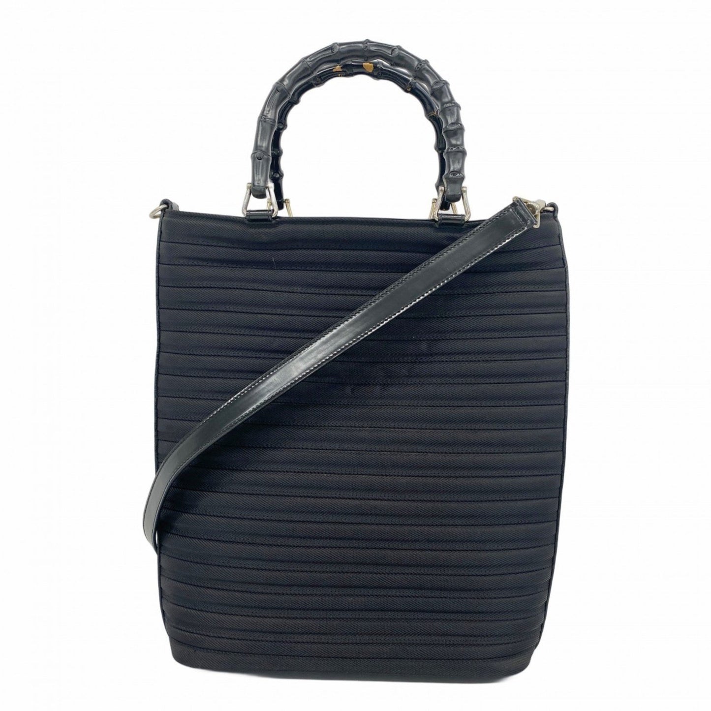 Gucci Bamboo 002 1998 Canvas Handbag