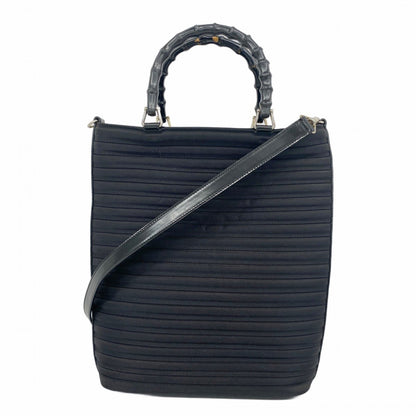 Gucci Bamboo 002 1998 Canvas Handbag