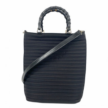Gucci Bamboo 002 1998 Canvas Handbag