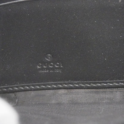 Gucci Long Wallet Guccissima 473928 Leather Black