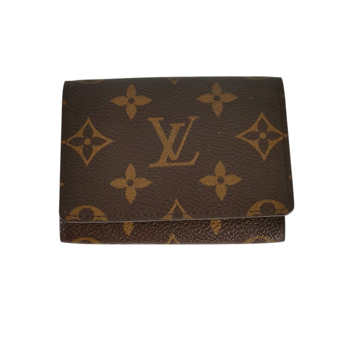 Louis Vuitton Envelope Carte De Visite Monogram Business Card Case M62920 Brown