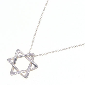 Tiffany Necklace Elsa Peretti Star Of David Sv Sterling Silver 925 Pendant