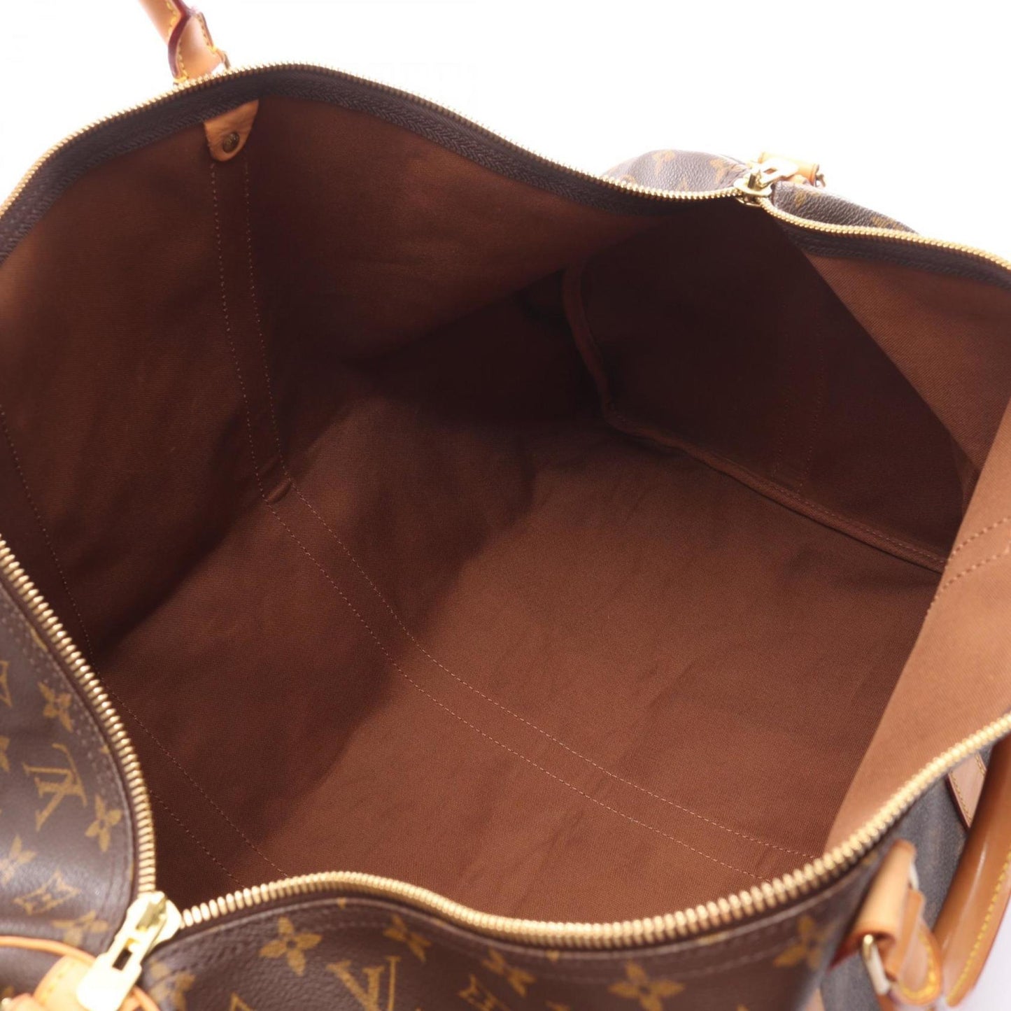 Louis Vuitton Keepall Bandouliere 60 Monogram Boston Bag In Coated Canvas And Leather