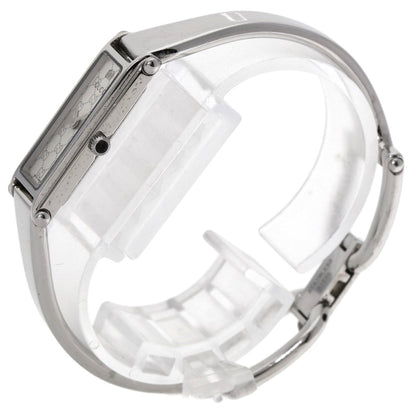 Gucci 1500L Gg Square Face Bangle Watch In Stainless Steel/Ss