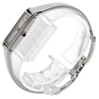 Gucci 1500L Gg Square Face Bangle Watch In Stainless Steel/Ss